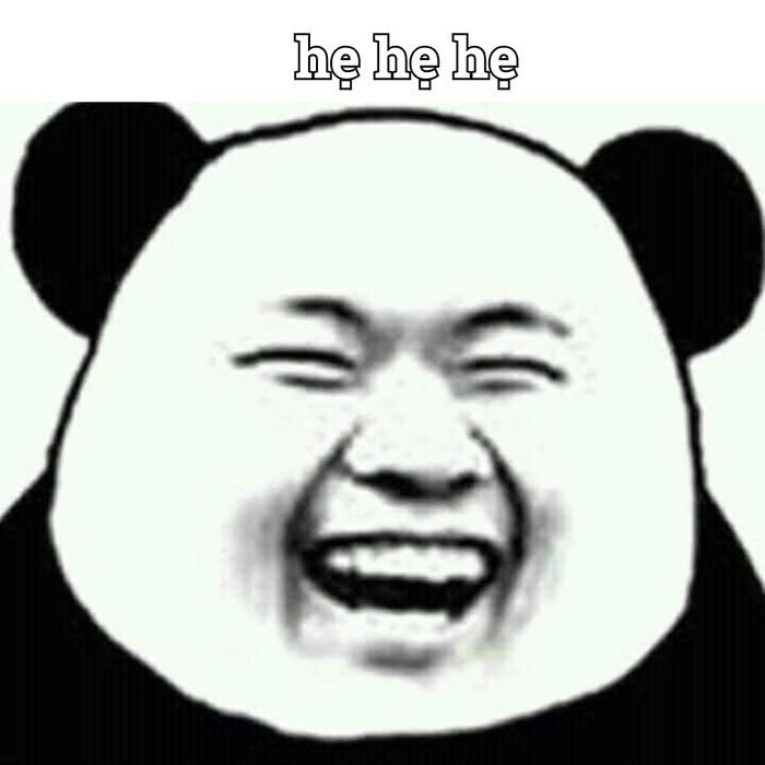 Ảnh chế gấu trúc mắt thâm