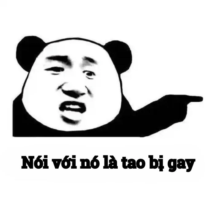 Mắt thâm meme gấu trúc cute