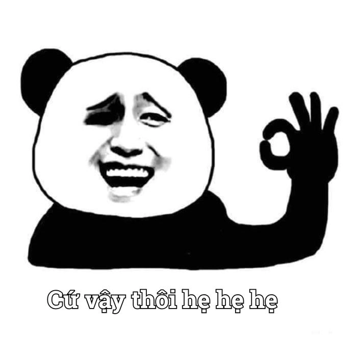 Meme chế gấu trúc mắt thâm