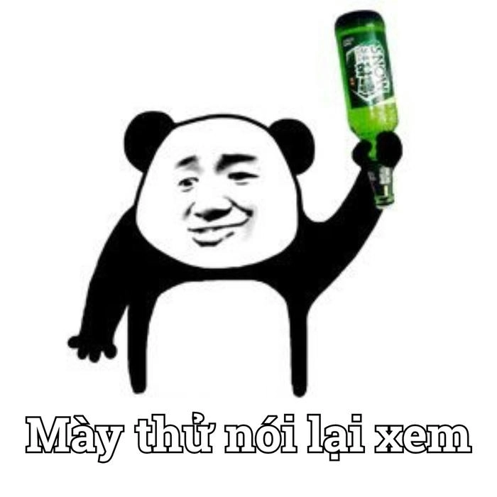 Gấu trúc meme đôi mắt thâm