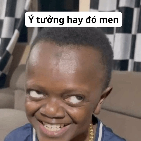 Meme anh da đen cười tươi