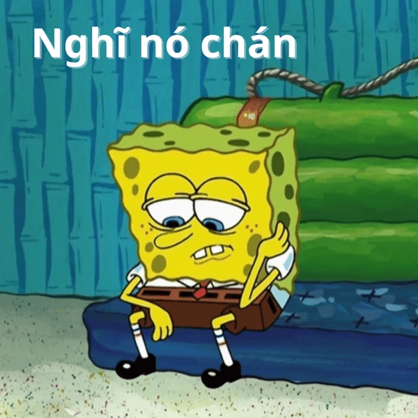 Hình meme bọt biển lầy