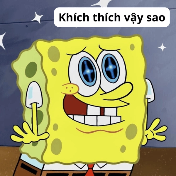 Hình meme Spongebob cực vui