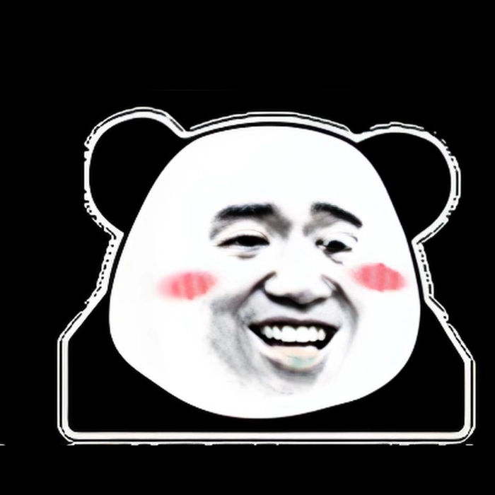 meme gấu trúc mặt cười tinh ranh 