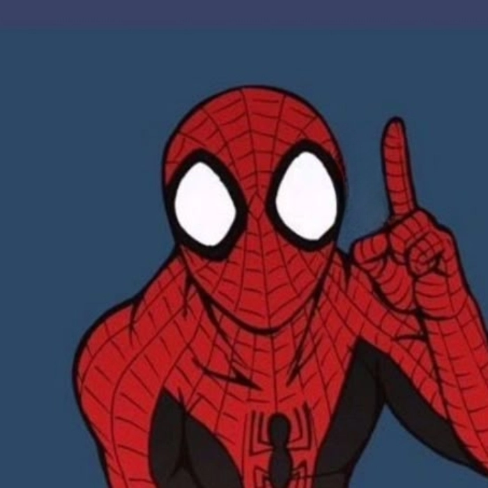 Hình người nhện meme cười xỉu