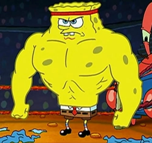 Meme Spongebob tập gym