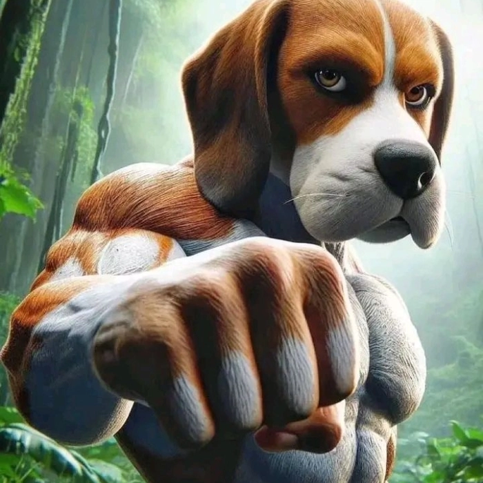 Meme chó cơ bắp cool ngầu