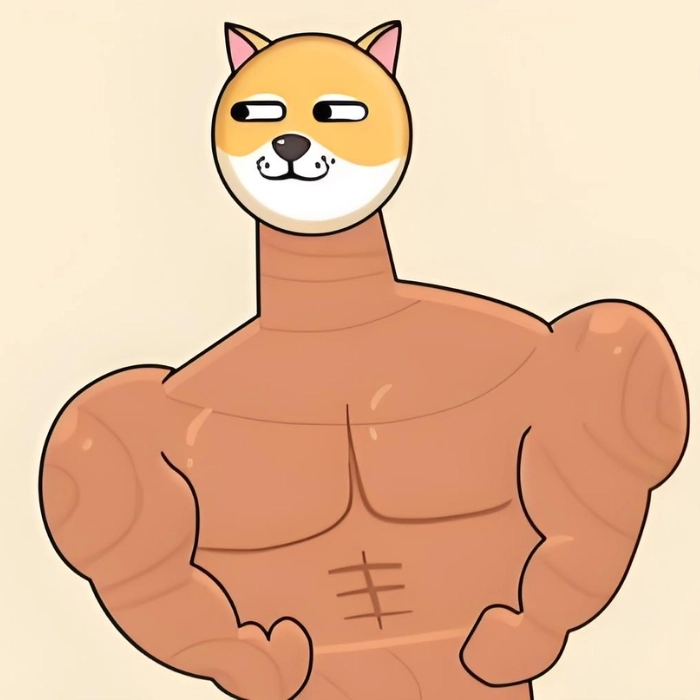 Meme chó cơ bắp tấu hài
