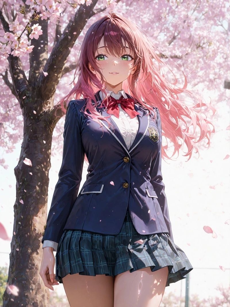 Ảnh anime nữ học sinh cute