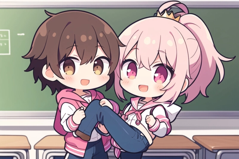 Hình anime học sinh đẹp dễ thương 