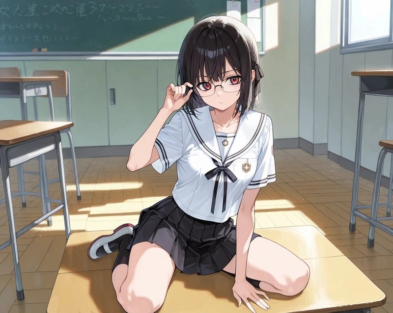 Ảnh học sinh anime cực cute 