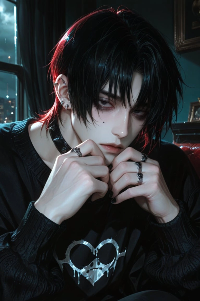 ảnh anime boy buồn đơn độc 