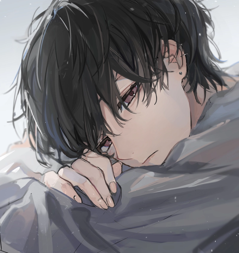 ảnh anime nam buồn lạnh lùng phong cách cool 