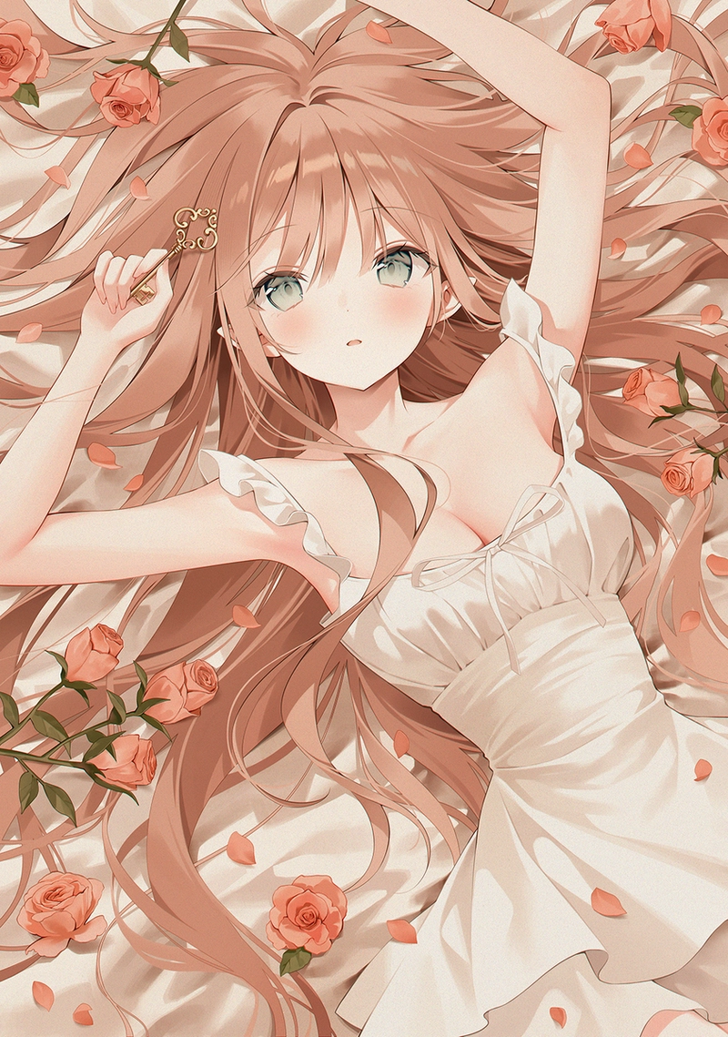 ảnh gái xinh anime đang cười rạng rỡ