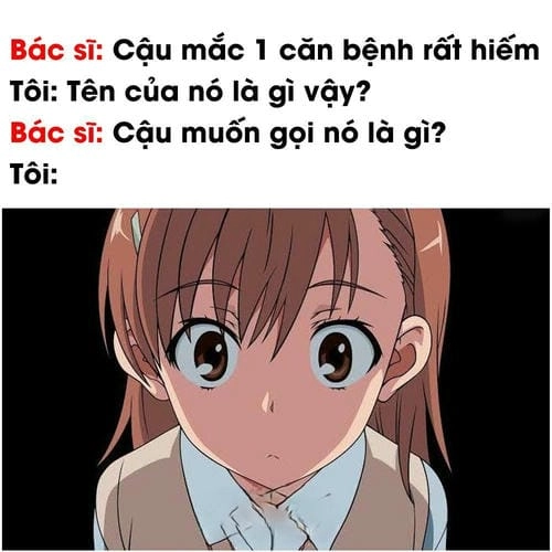Hình anime meme giả trân 