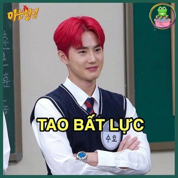 hình ảnh meme bất lực quen thuộc 