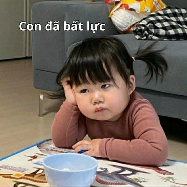 ảnh meme bất lực ngắn gọn dễ hiểu 