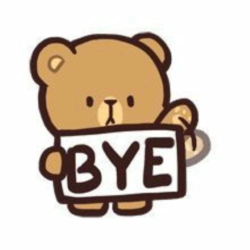 meme tạm biệt cute ngộ nghĩnh 