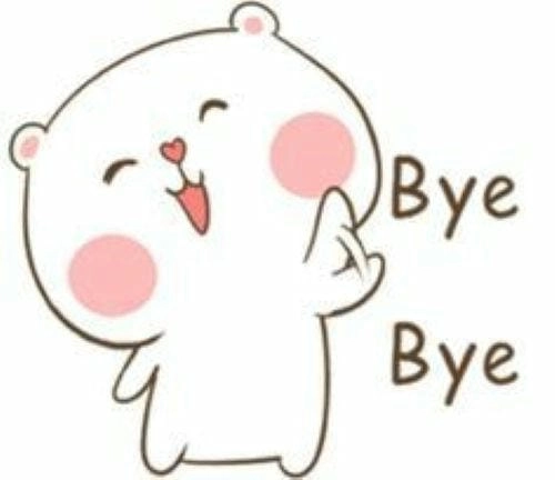 meme tạm biệt cute vui vẻ 