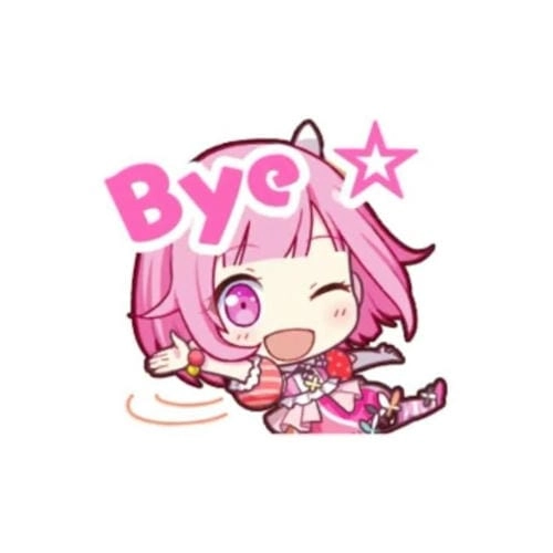 ảnh meme tạm biệt chibi 