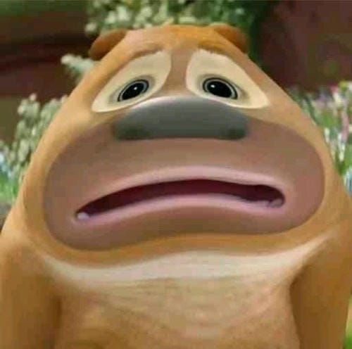 Hình meme gấu Boonie dễ thương 