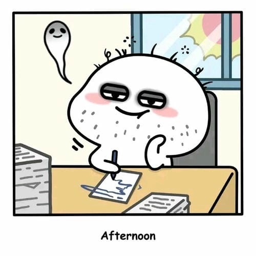 Meme buồn ngủ cực đáng yêu 