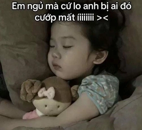 Hình meme ngủ gật hài 