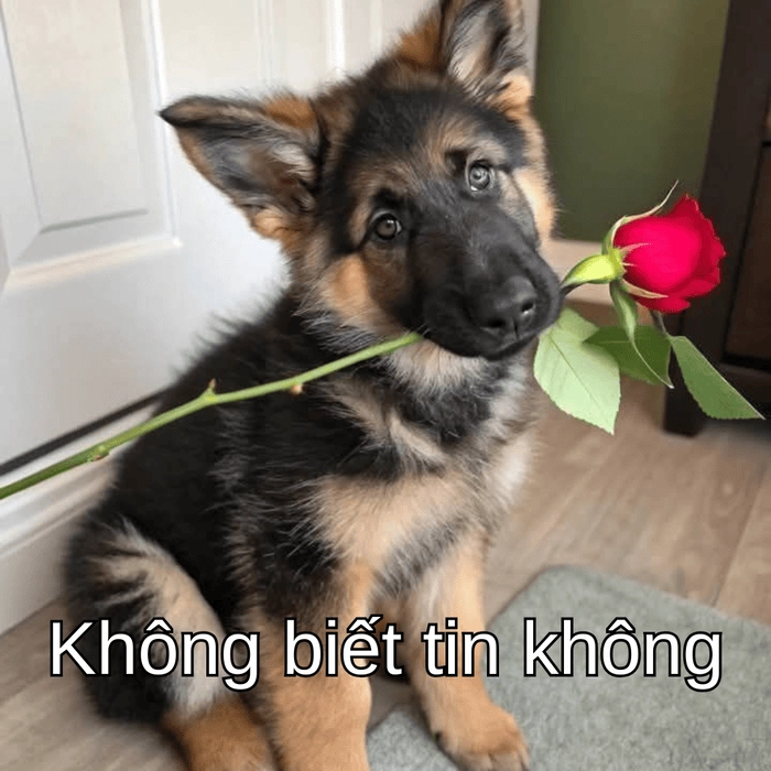ảnh chế meme chó suy nghĩ về cuộc đời 
