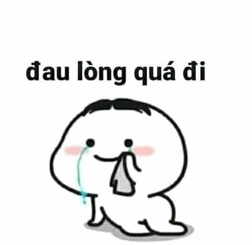 meme đau ở đây này cảm giác đau lòng 