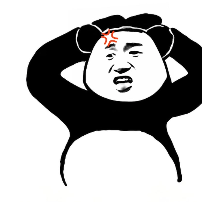 meme gấu trúc đang giận