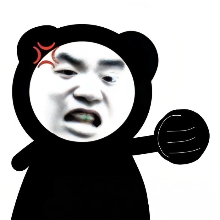 gấu trúc giận dữ meme