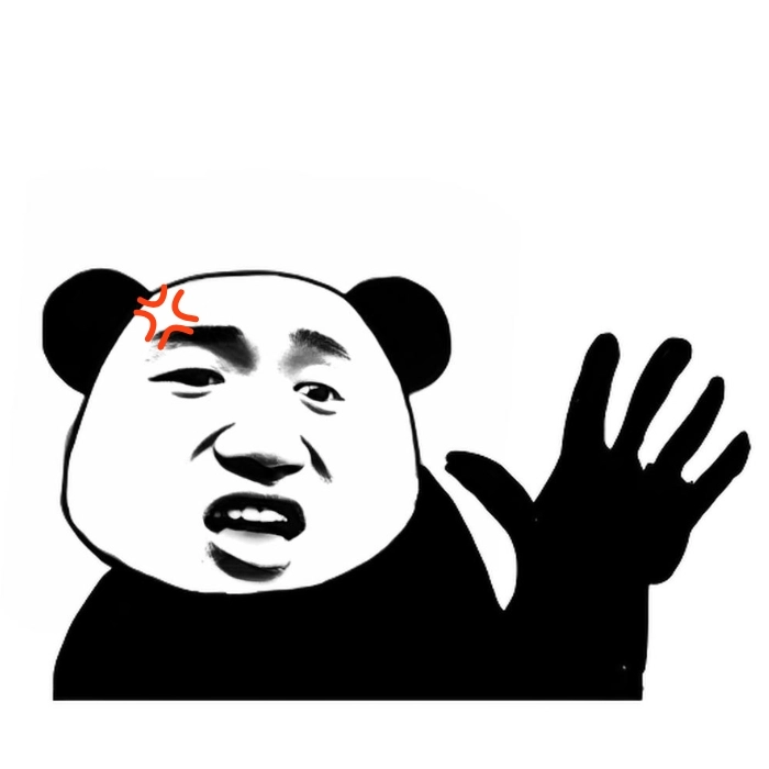 ảnh meme gấu trúc tức giận