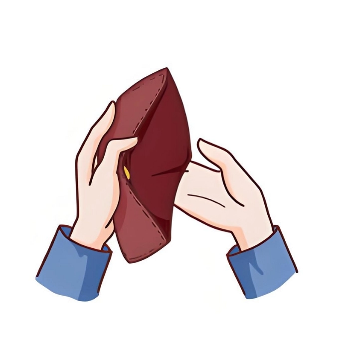 meme không còn đồng nào