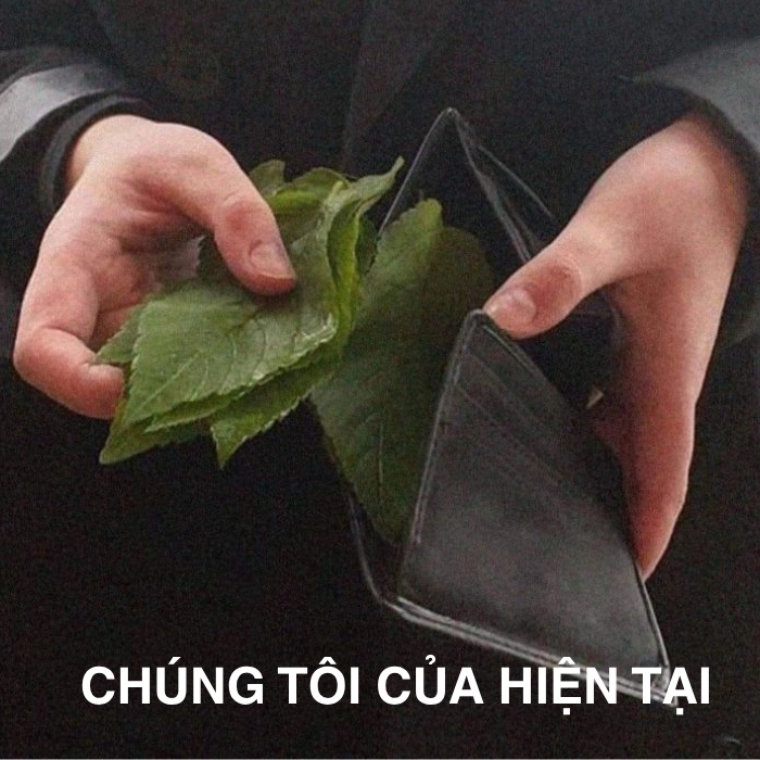 Meme ví hết sạch mà mặt vẫn tỉnh