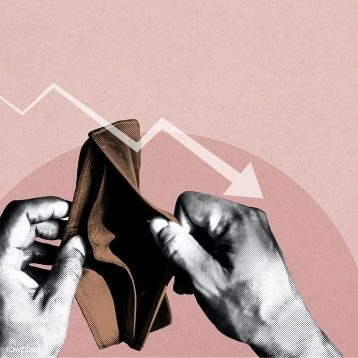 Meme ví không còn đồng nào