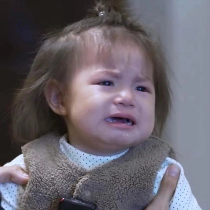 Hình ảnh meme khóc cảm động 
