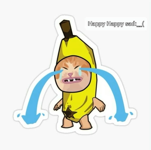 meme mèo chuối hài hước 