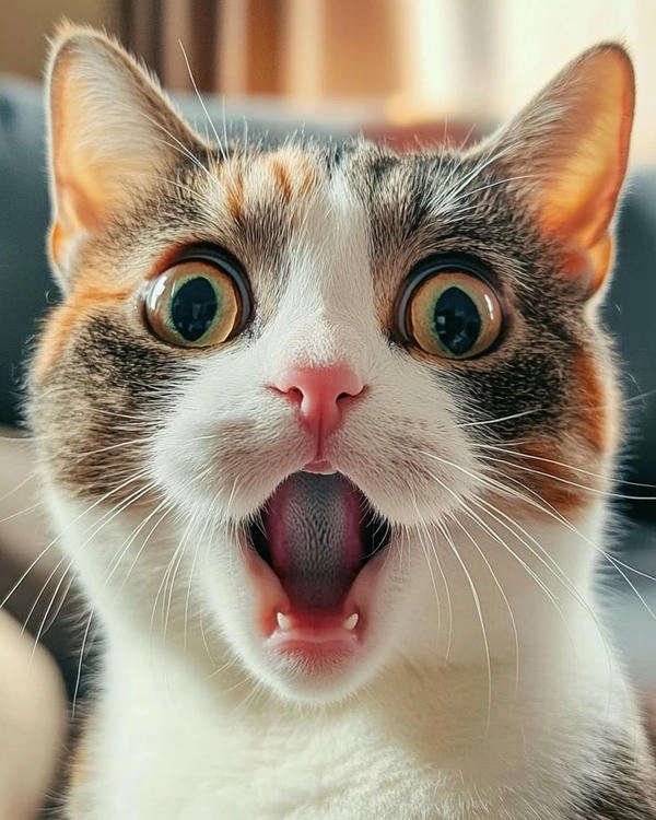 meme con mèo ngạc nhiên chất lượng cao 