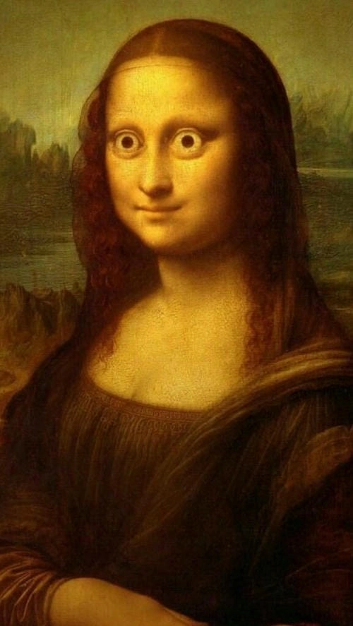 Ảnh chế tranh Mona Lisa phiên bản mới