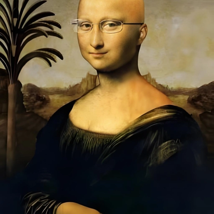Meme Monalisa nét mặt troll 