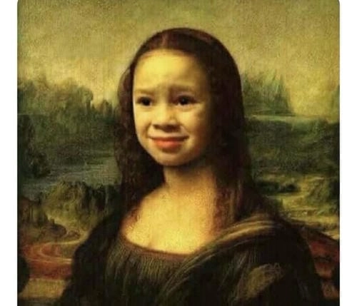 Meme tranh Mona Lisa chế