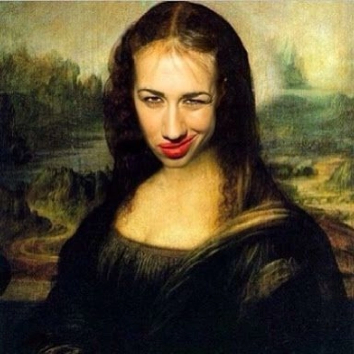 Hình chế hài Mona Lisa cực sốc 