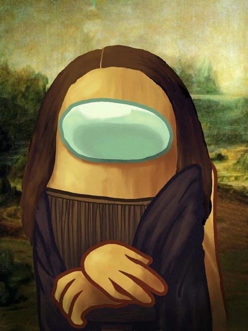 Meme Monalisa troll