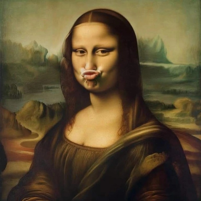 Hình ảnh chế Mona Lisa độc lạ 