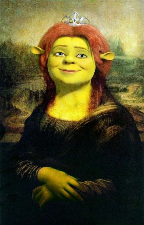 Meme Monalisa remix hiện đại