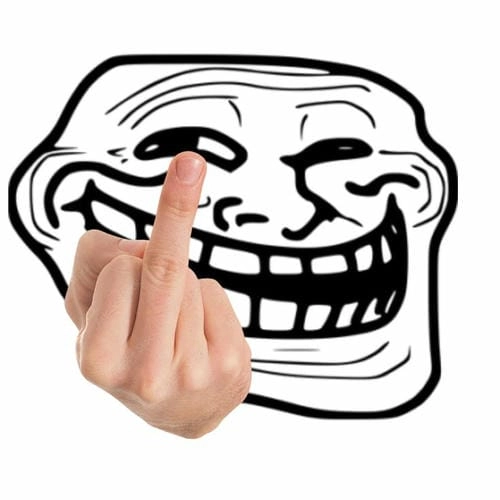 Ảnh ngón giữa meme lầy lội 