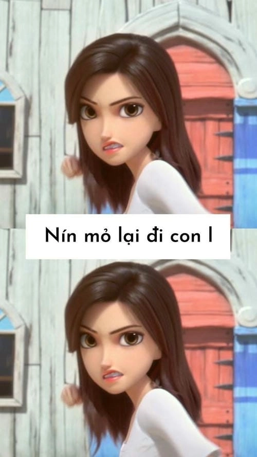 Nín meme gương mặt ngộ nghĩnh 