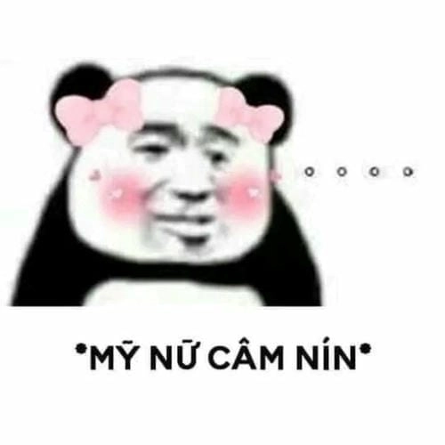 Meme nín dễ thương 
