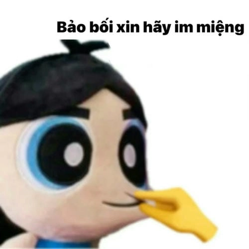 Nín mỏ ảnh meme 