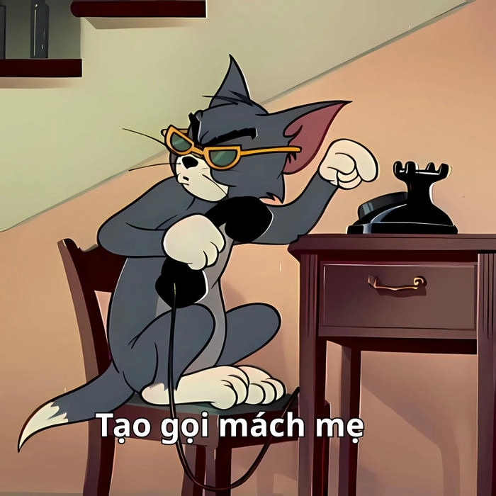 hình tom và jerry meme